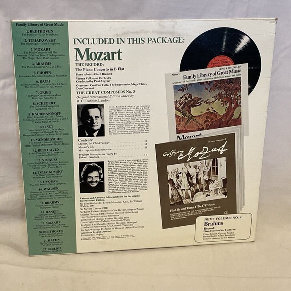 The Piano Concerto In B Flat Funk & Wagnalls Family Library Of Great Music Album - Picture 3 of 8
